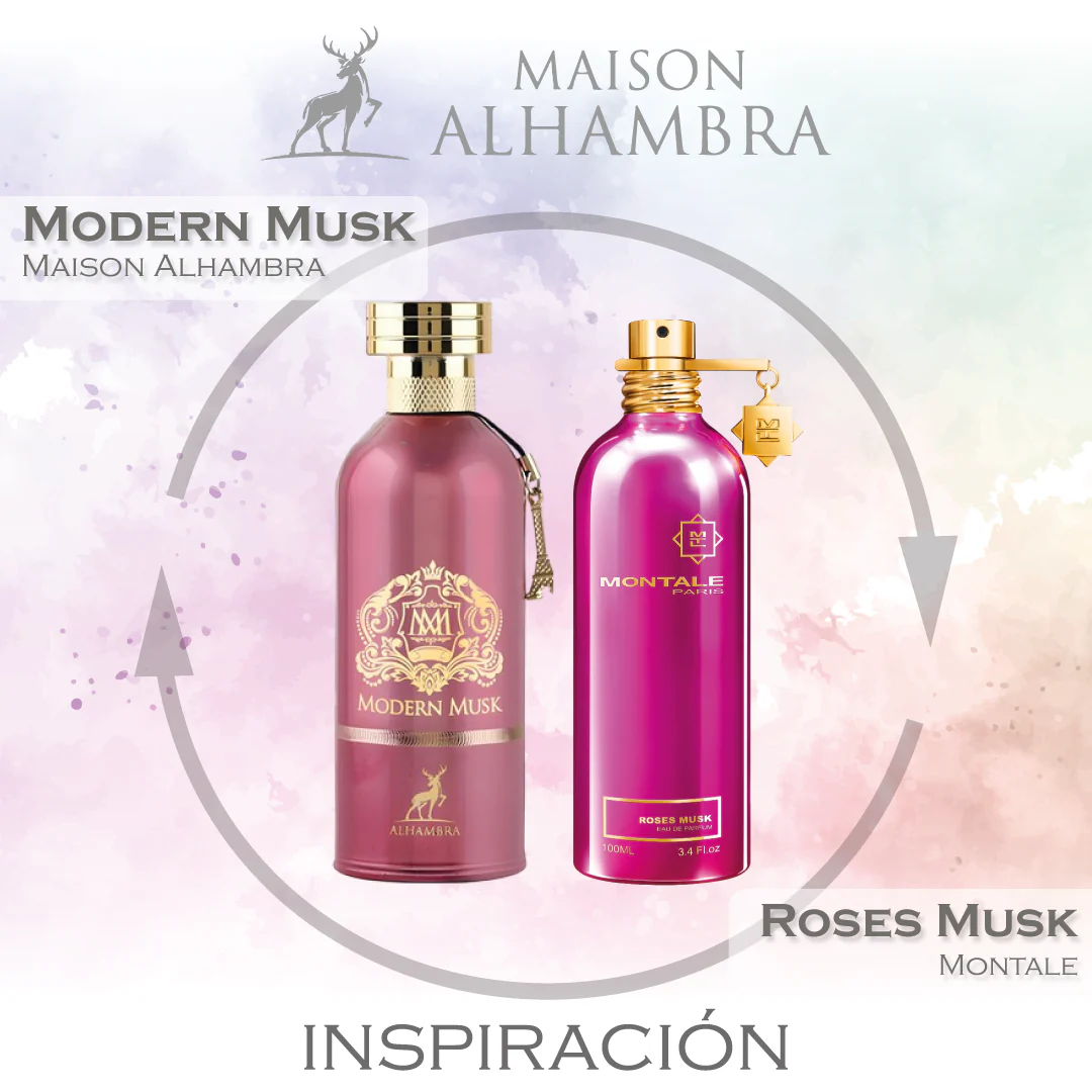 Modern Musk EDP 100 ML Unisex - Maison Alhambra (Inspirado en Roses Musk)