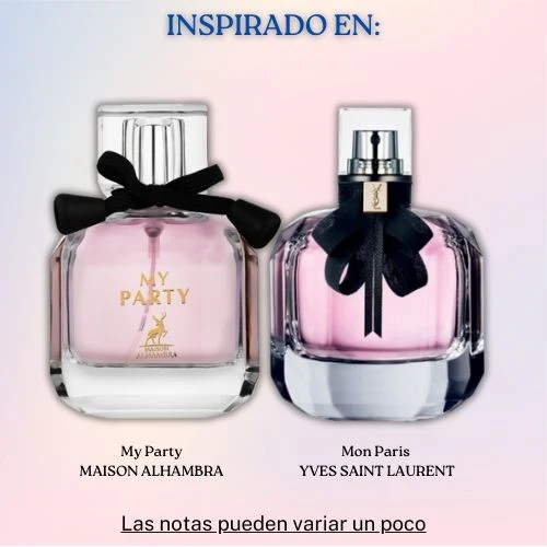 My Party EDP 100 for Women - Maison Alhambra (Inspirado en Mon Paris)