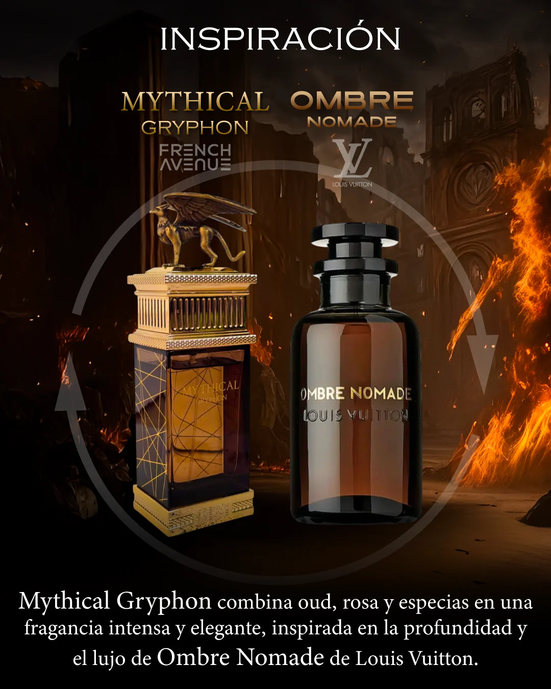 Mythical Gryphon EDP 100 ML For Men - French Avenue - (Inspirado en Ombre Nomade)