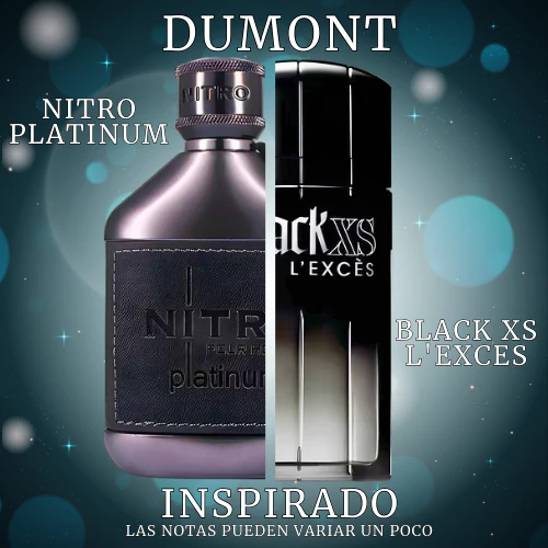 Nitro Platinum Man EDP 100 ML  -  Dumont - (Inspirado en Black XS L'Exces de Paco Rabanne)