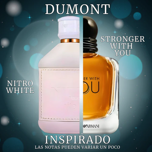 Nitro White EDP 100 ML Man - Dumont - (Inspirado en Stronger With You de Giorgio Armani).