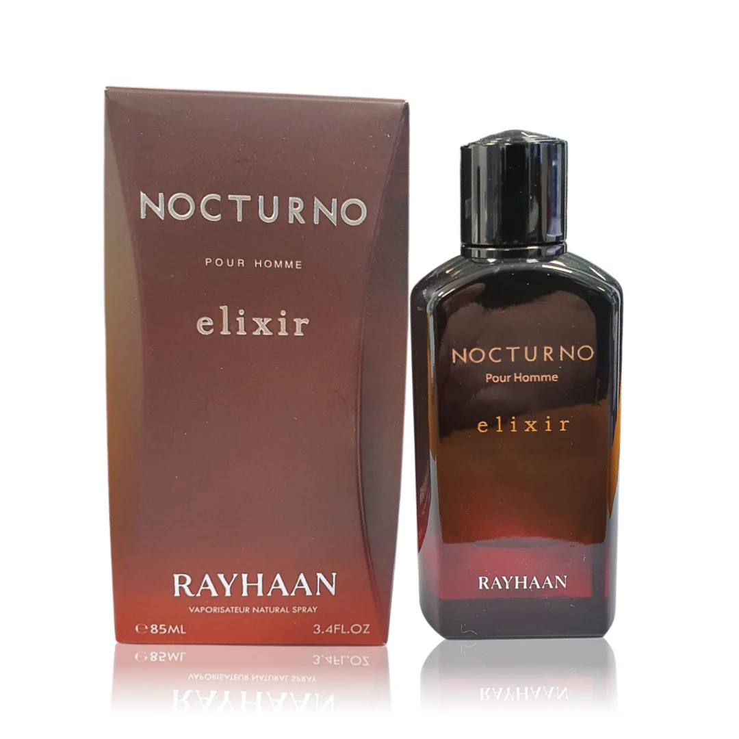 Nocturno Elixir EDP 85 ML for Men- Rayhaan - (Inspirado en Fahrenheit Le Parfum) - Image 2