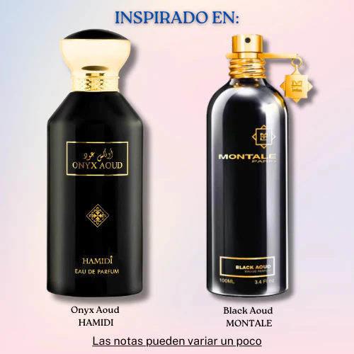 Onyx Aoud Edp 80 ML Unisex Sin Alcohol - Hamidi (Inspirado en Black Aoud)