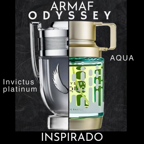 Odyssey Aqua Edition EDP 100 ML for Men - Armaf - (Inspirado en Invictus Platinum)