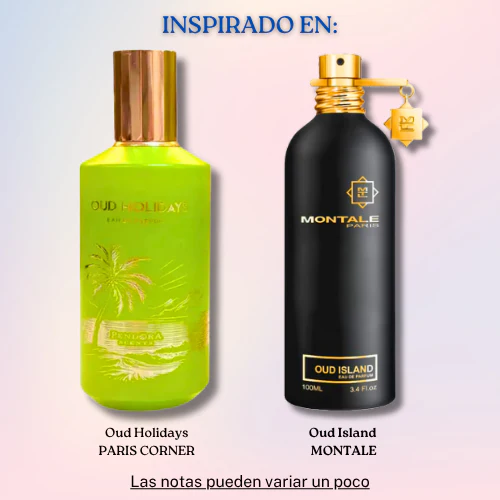 Oud Holidays EDP 100 ML Unisex - Paris Corner (Inspirado en Oud Island)