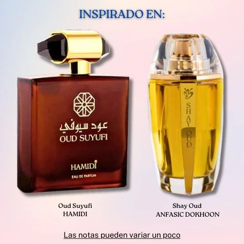 Oud Suyufi EDP 100 ML Unisex -  Hamidi (Inspirado en Shay Oud)