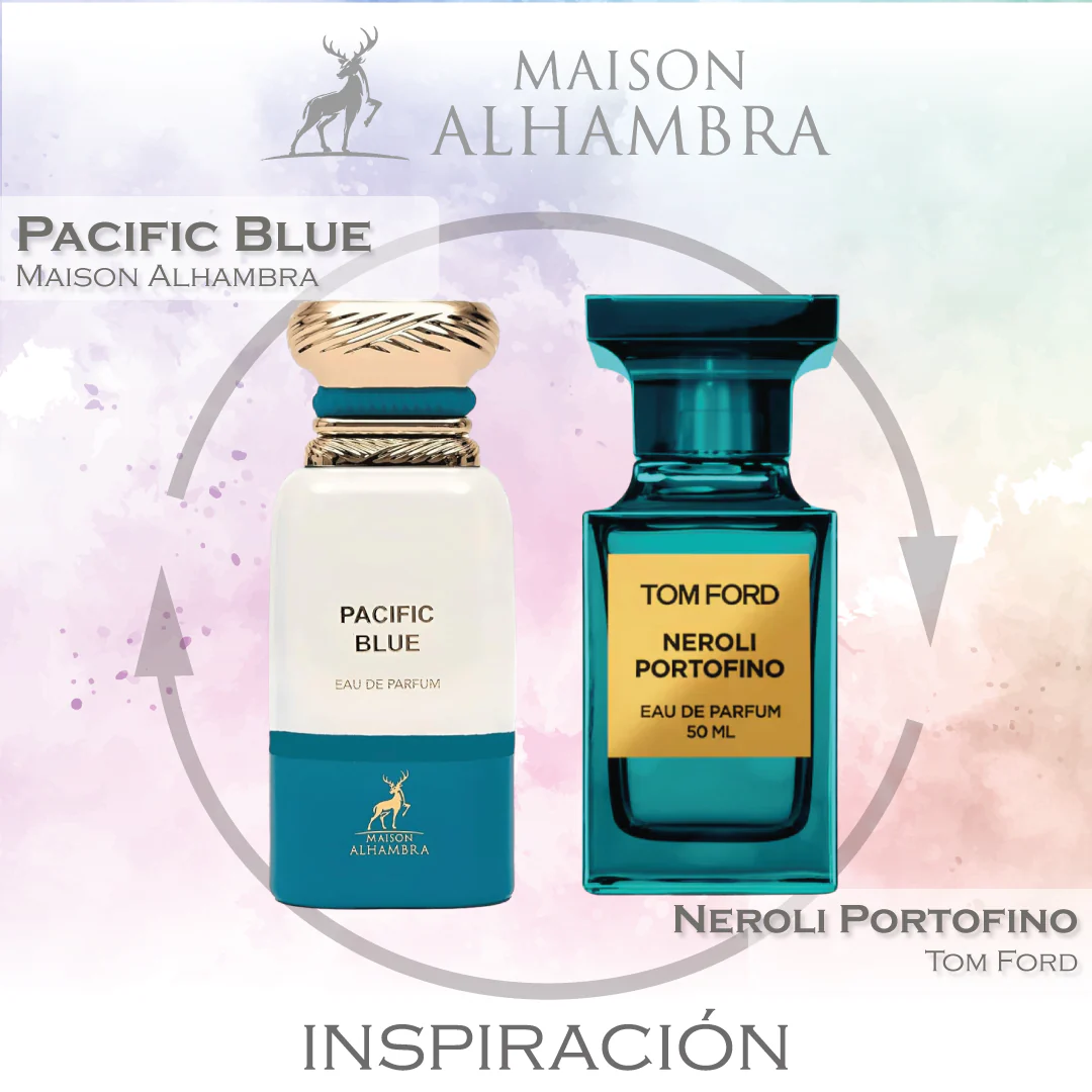 Pacific Blue EDP 80 ML For Men - Maison Alhambra (Inspirado en Neroli Portofino)