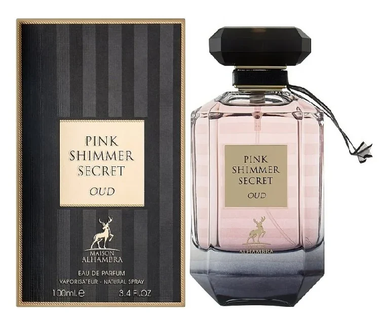 Pink Shimmer Secret Oud EDP 100 ML For Woman - Maison Alhambra (Inspirado en Bombshell Oud)
