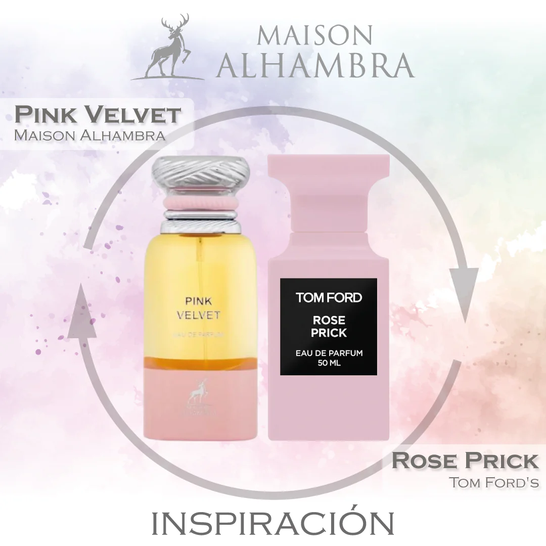 Pink Velvet 80 ML For Woman - Maison Alhambra - (Inspirado en Rose Prick).