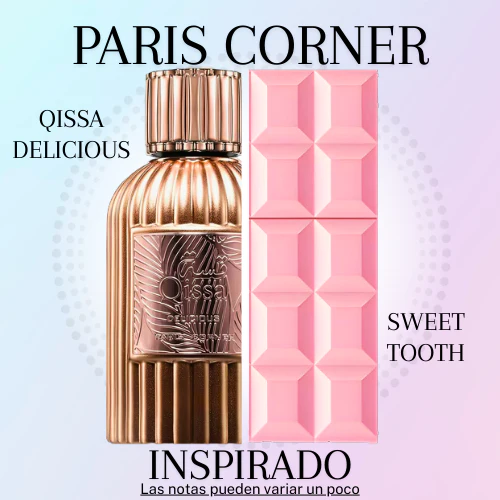 Qissa Delicious EDP 100 ML For Woman - Paris Corner - (Inspirado en Sweet Tooth)