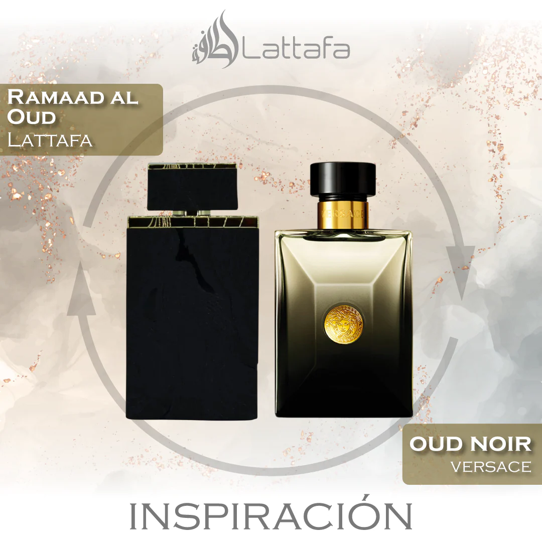 Ramaad al Oud 100 ML EDP Unisex - Lattafa - (Inspirado oud noir pour homme)