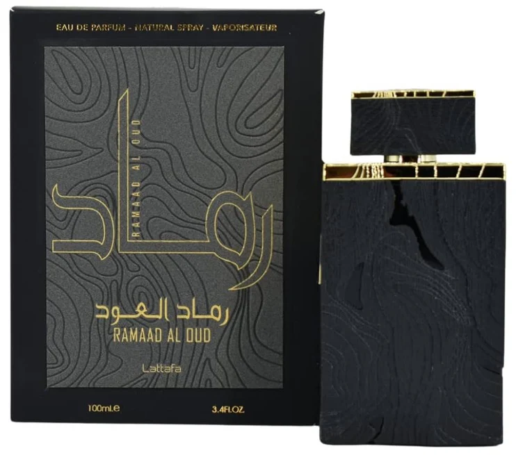 Ramaad al Oud 100 ML EDP Unisex - Lattafa - (Inspirado oud noir pour homme) - Image 2
