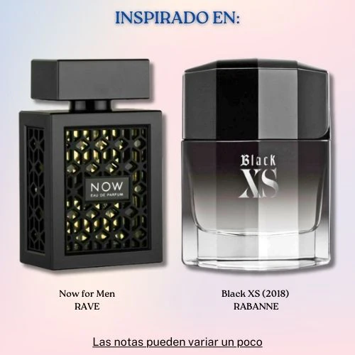 Now Rave EDP 100 ML for Men - Rave - (Inspirado en Black XS)