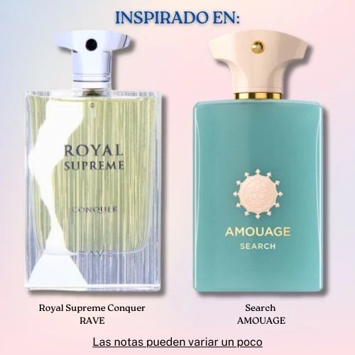 Royal Supreme Conquer EDP 100 ML Unisex - Rave (Inspirado en Search)