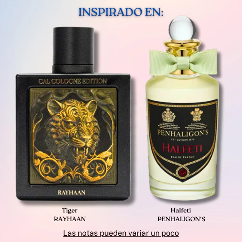 Tiger EDP 100 ML for Men - Rayhaan (Inspirado en Halfeti)