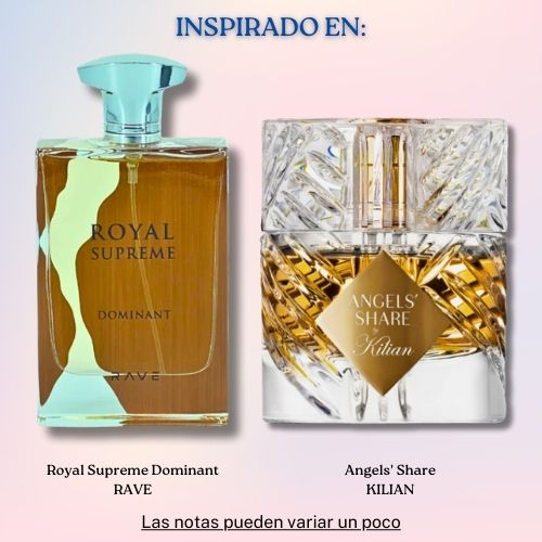 Royal Supreme Dominant EDP 100 ML Unisex  - Rave (Inspirado en Angels' Share)