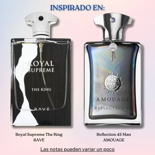 Royal Supreme The King EDP 100 ML - Rave (Inspirado en Reflection 45 Man)