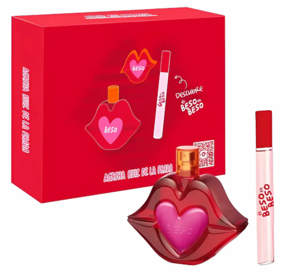 Beso EDT 100 ML + Travel 10 ML Set - Agatha Ruiz De La Prada