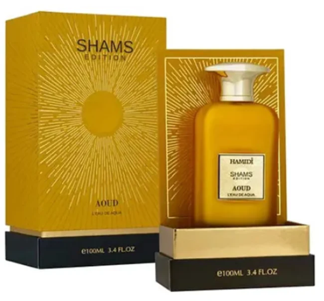 Shams Aoud L`eau Aqua 100 ML Unisex - Hamidi (Inspirado en Oud bouquet) - Image 2