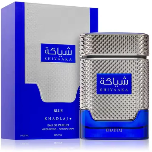 Shiyaaka Blue EDP 100 ML For Men - Khadlaj - (Inspirado en La Nuit de L'Homme Bleu Électrique). - Image 2