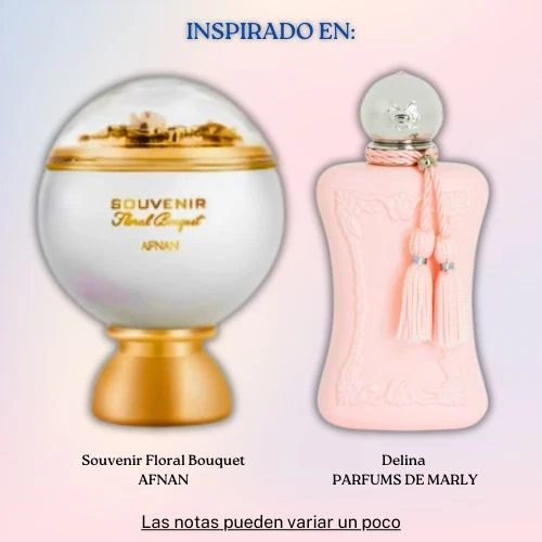 Souvenir Floral Bouquet EDP 100 ML for Women -  Afnan (Inspirado en Delina)