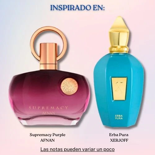 Supremacy Purple por Femme EDP 100 ML - Afnan (Inspirado en Erba Pura)