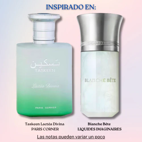 Taskeen  Lactéa Divina EDP  100 ML Unisex - Paris Corner (Inspirado en Blanche Bête)