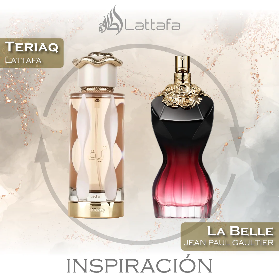 Teriaq EDP 100 ML Unisex - Lattafa - (Inspirado en La Belle Le Parfum).