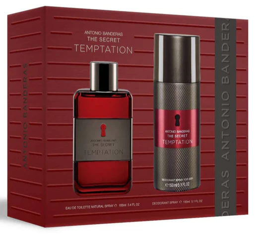 The Secret Temptation EDT 100 ML + Deo 150 ML Estuche - Antonio Bandera