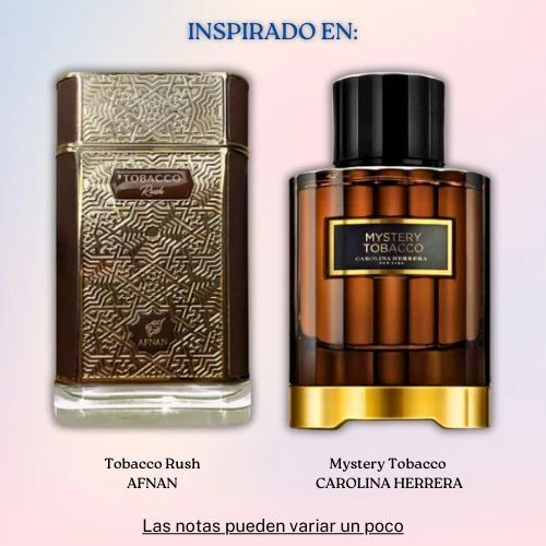 Tobacco Rush EDP 80 ML Unisex - Afnan (Inspirado en Mystery Tobacco)