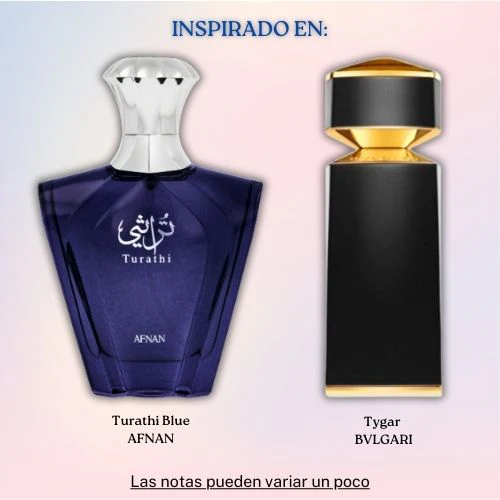 Turathi Blue for Men EDP 90 ML - Afnan (Inspirado en Tygar)