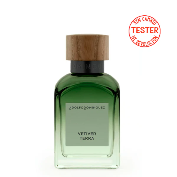 Vetiver Terra EDP 120 ML for Men (Tester-Probador)- Adolfo Dominguez