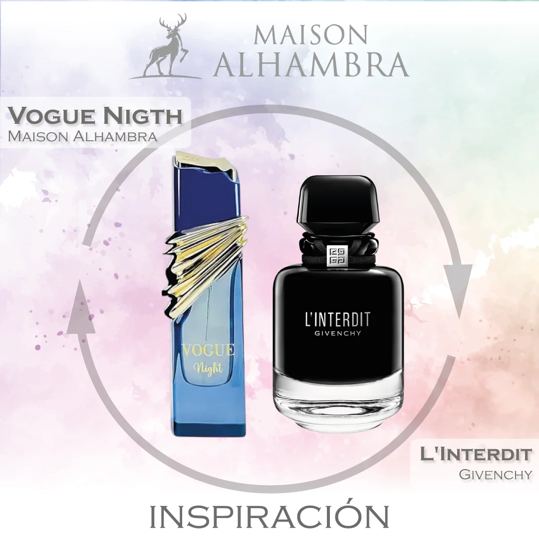 Vogue Nigth EDP 100 ML Unisex - Maison Alhambra (Inspirado en L'Interdit Eau de Parfum Intense)