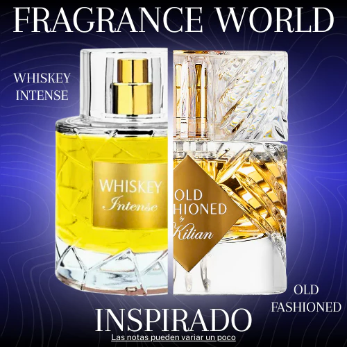 Whiskey Intense EDP 100 ML - Fragrance World - (Inspirado en Old Fashioned)