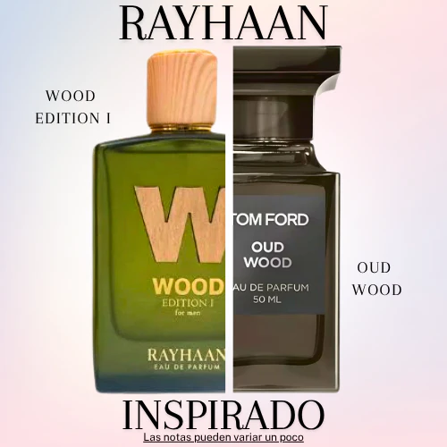 Wood Edition I EDP 100 ML For Men - Rayhaan - (Inspirado en Oud Wood)