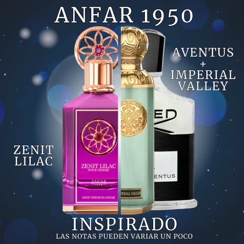 Zenit Lilac Extrait de Parfum 100 ML For Woman - Anfar 1950 - (Inspirado en Twist)